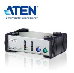 ATEN 2埠 PS/2 KVM 多電腦切換器 (CS82A)