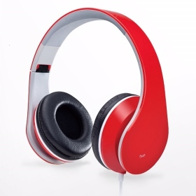 E-books G3 跨界摺疊高音質全罩耳機-紅