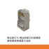 CAT 5e RJ45 8P8C 金屬單件式單排網路水晶頭 傳導速度快/耐拔插/訊號穩定/防干擾