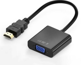 HDMI 轉 VGA + 聲音輸出 轉接線(含音源輸出)