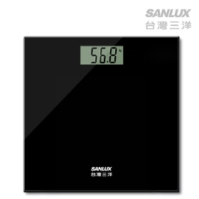 台灣三洋SANLUX數位體重計 (SYES-301B)黑色