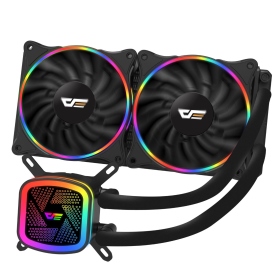 darkFlash DT240 一體式水冷CPU散熱器-黑