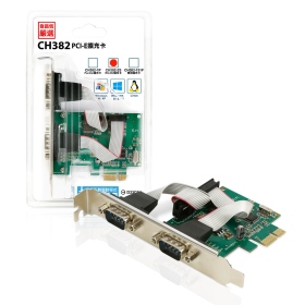 CH382-2S RS-232擴充卡    擴充卡  高速晶片  符合BSMI認證